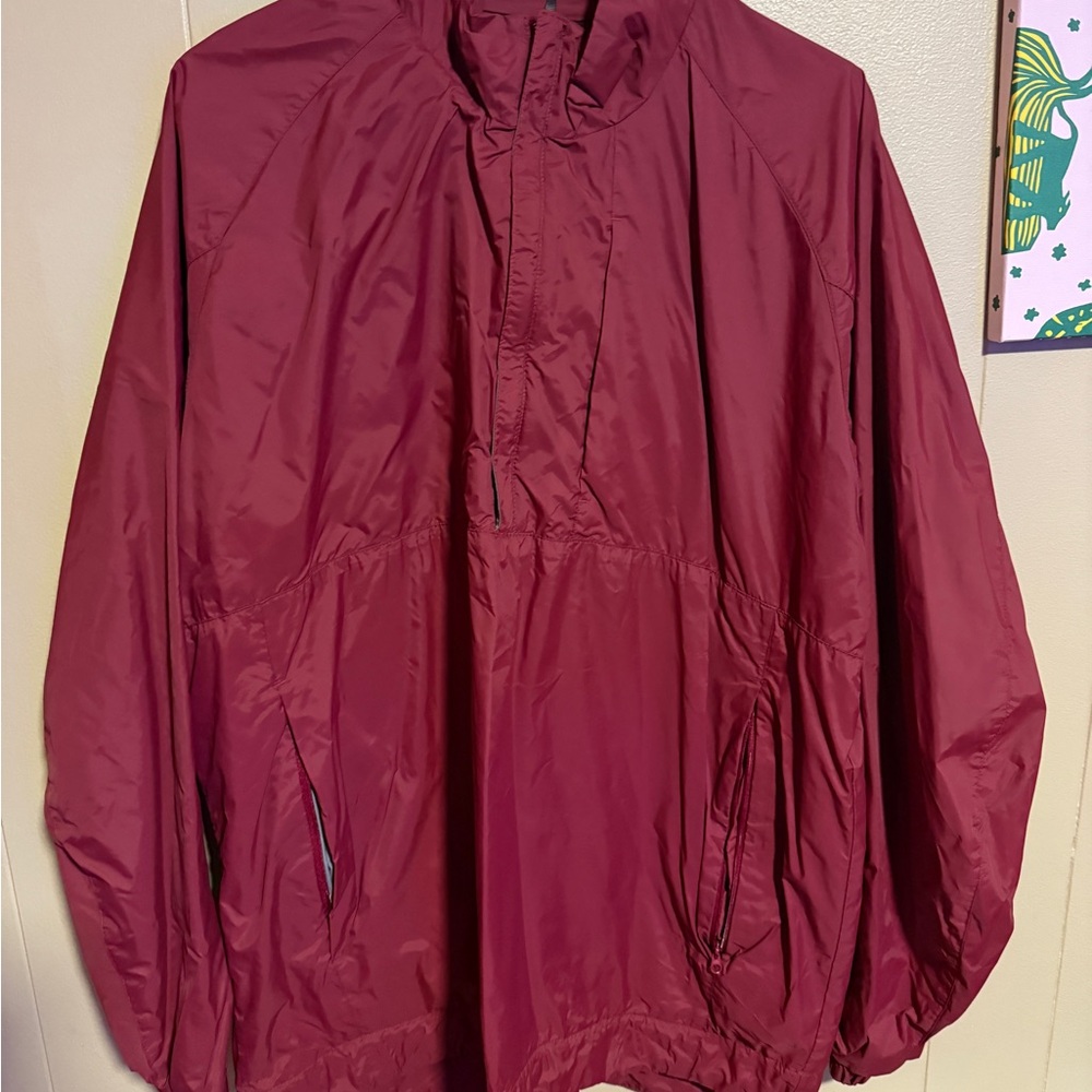 Nike Men's Maroon Windbreaker Jacket